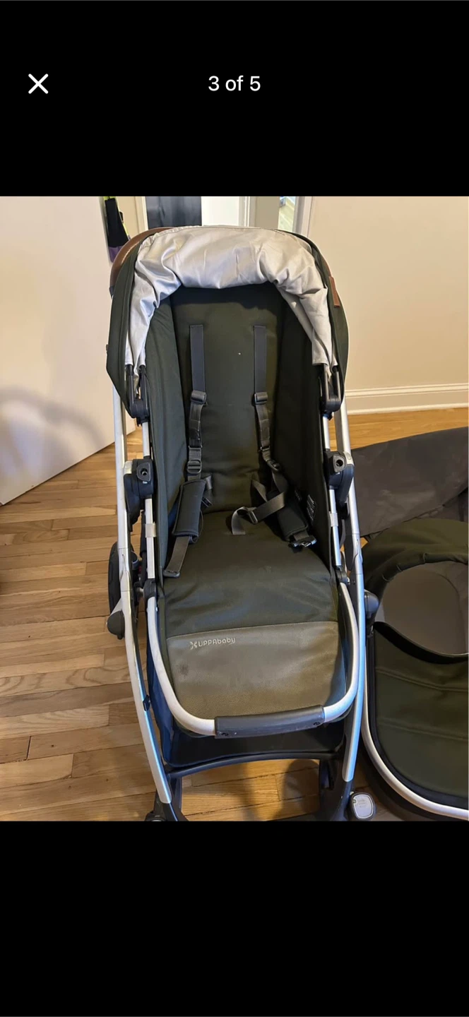 UPPAbaby Vista Stroller with Bassinet - Green - photo 3
