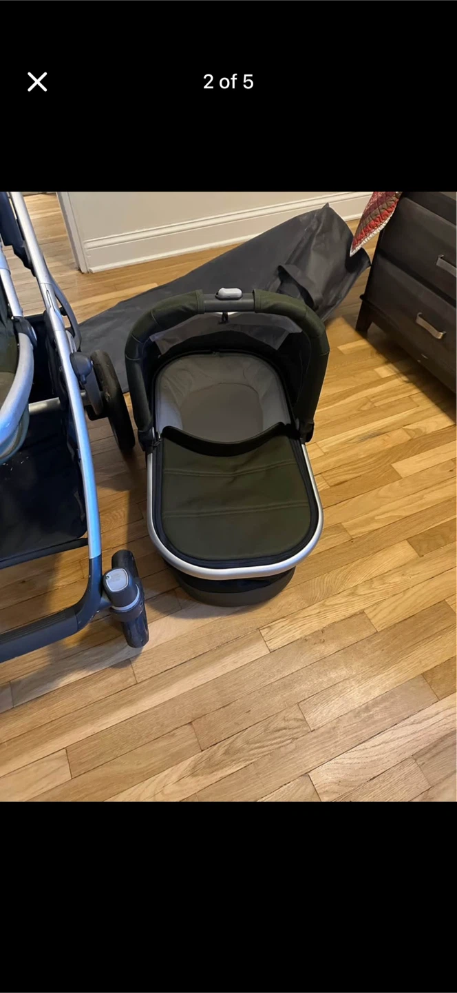 UPPAbaby Vista Stroller with Bassinet - Green - photo 4