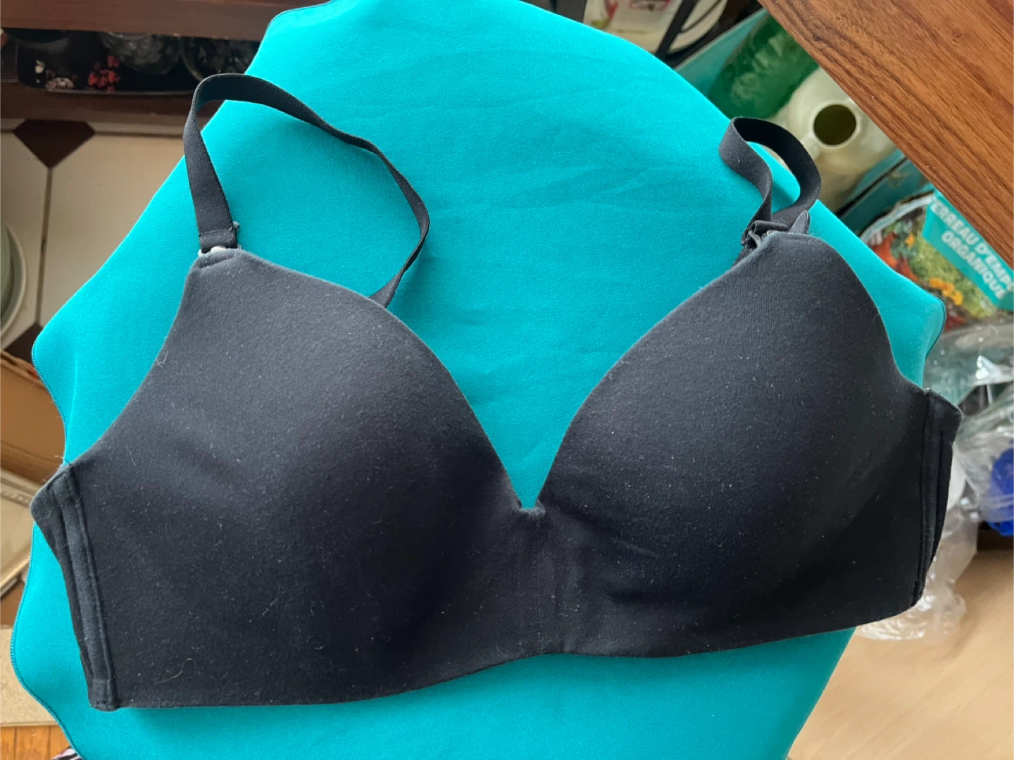 Nursing Bra, La Vie en Rose, Black 36C, lightly lined