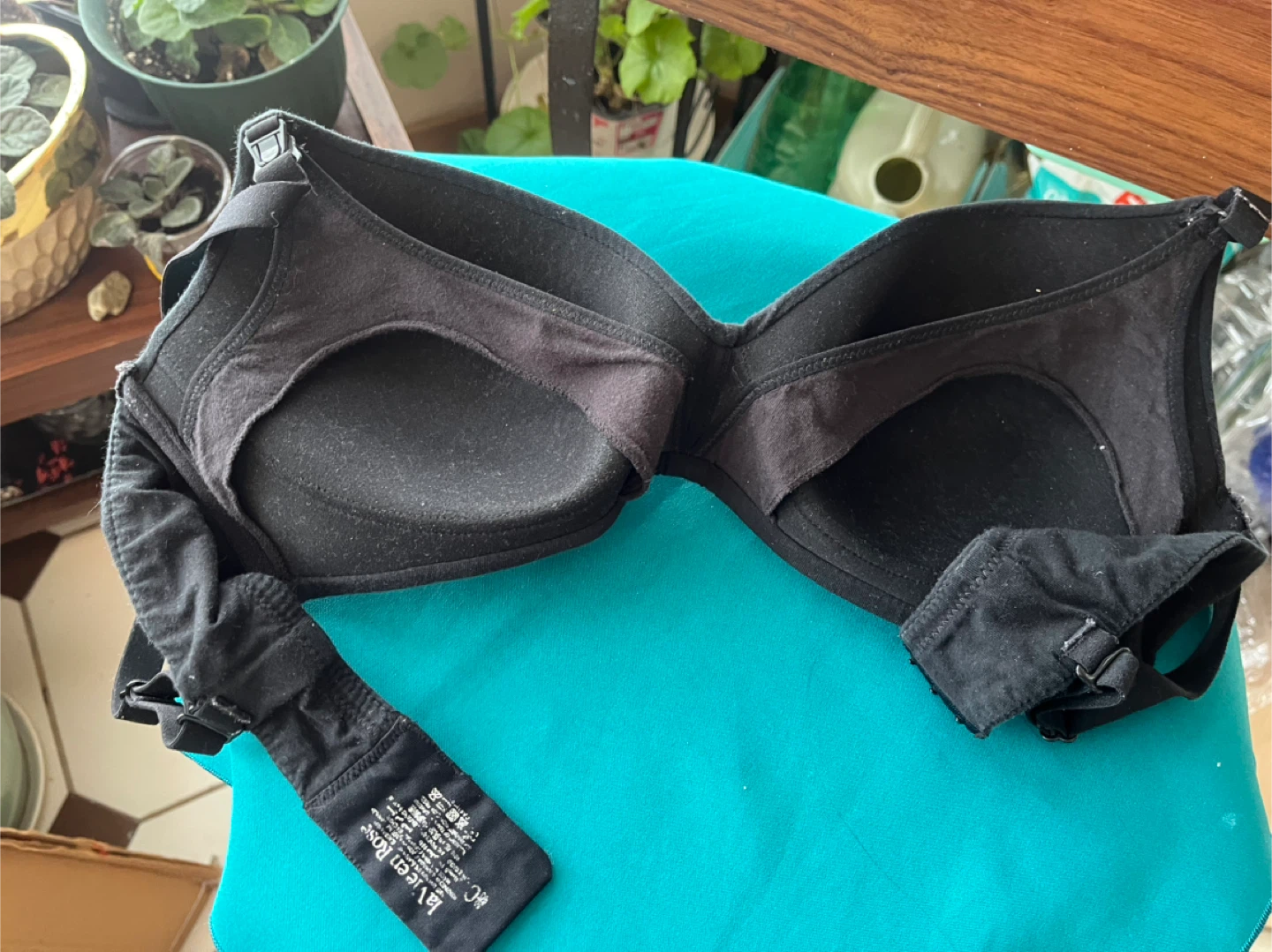 Nursing Bra, La Vie en Rose, Black 36C, lightly lined - photo 2