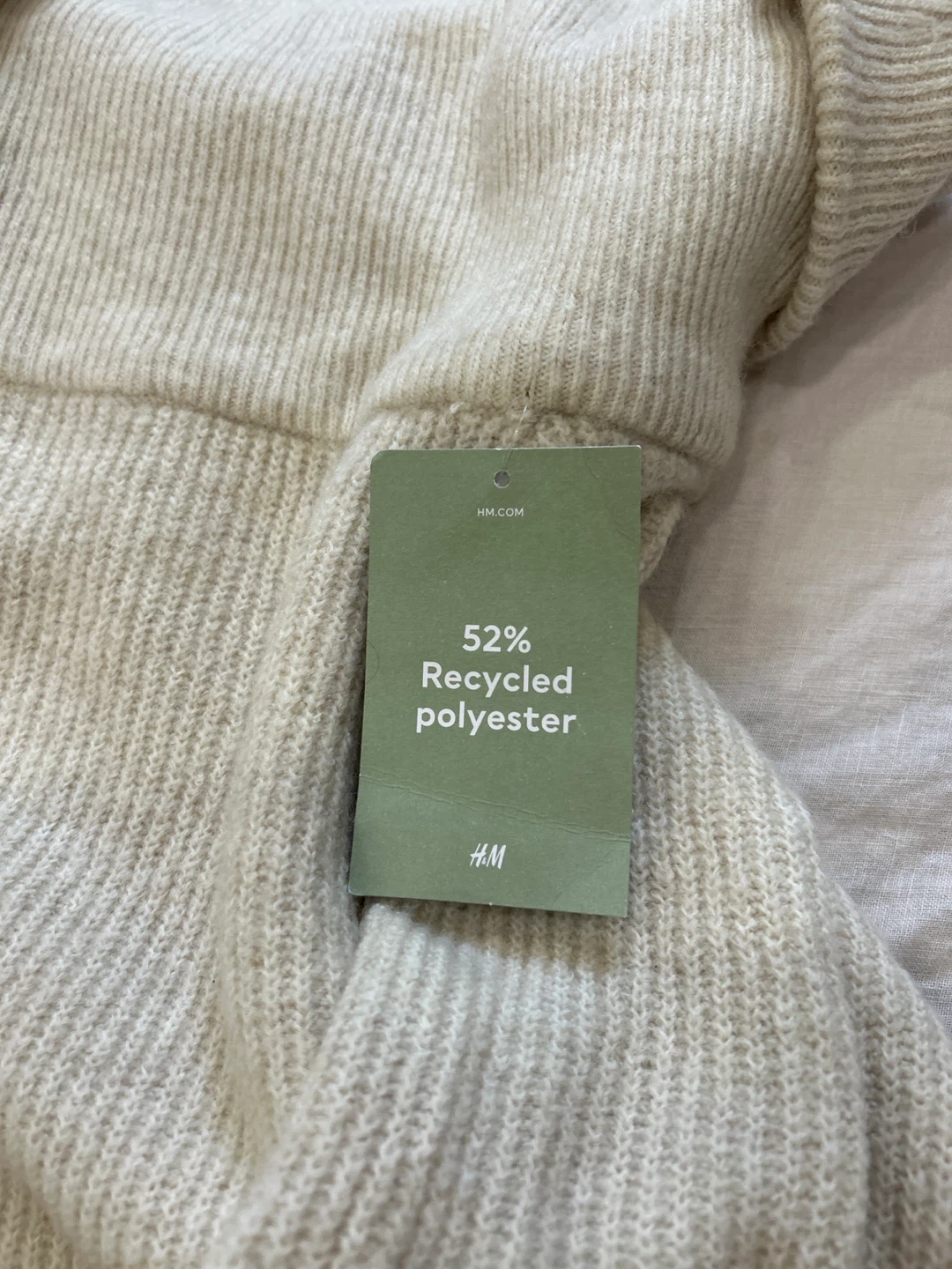 Brand New - H&M Cream Knit Sweater (Women) Size S - photo 3