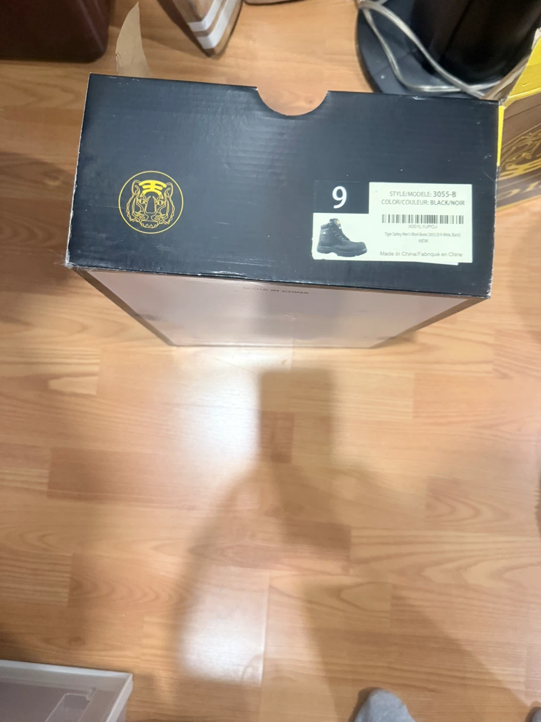 Tiger Safety Men's Black Work Boots Size 9 - photo 3