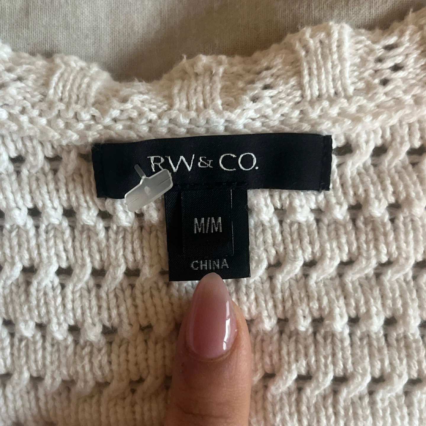 RW&CO. Cream Cropped Cardigan M/M - photo 2