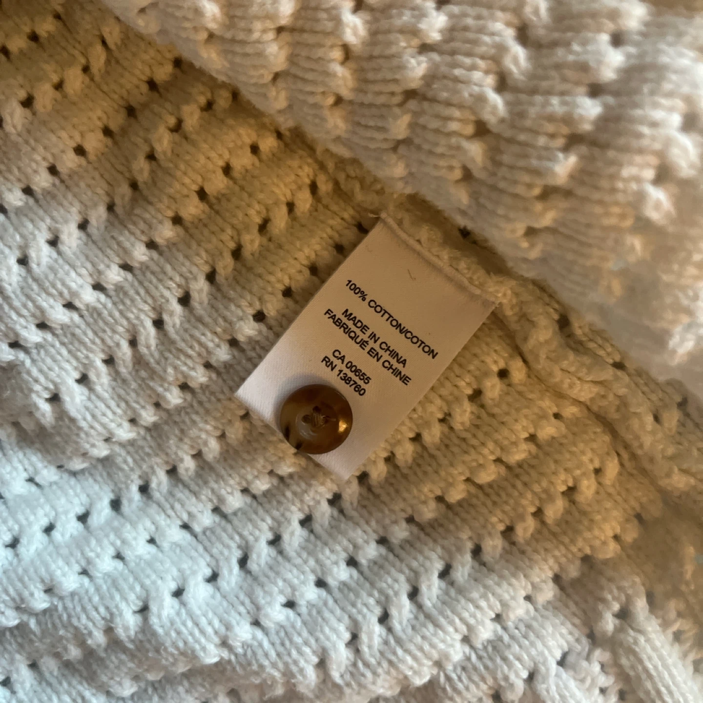 RW&CO. Cream Cropped Cardigan M/M - photo 3