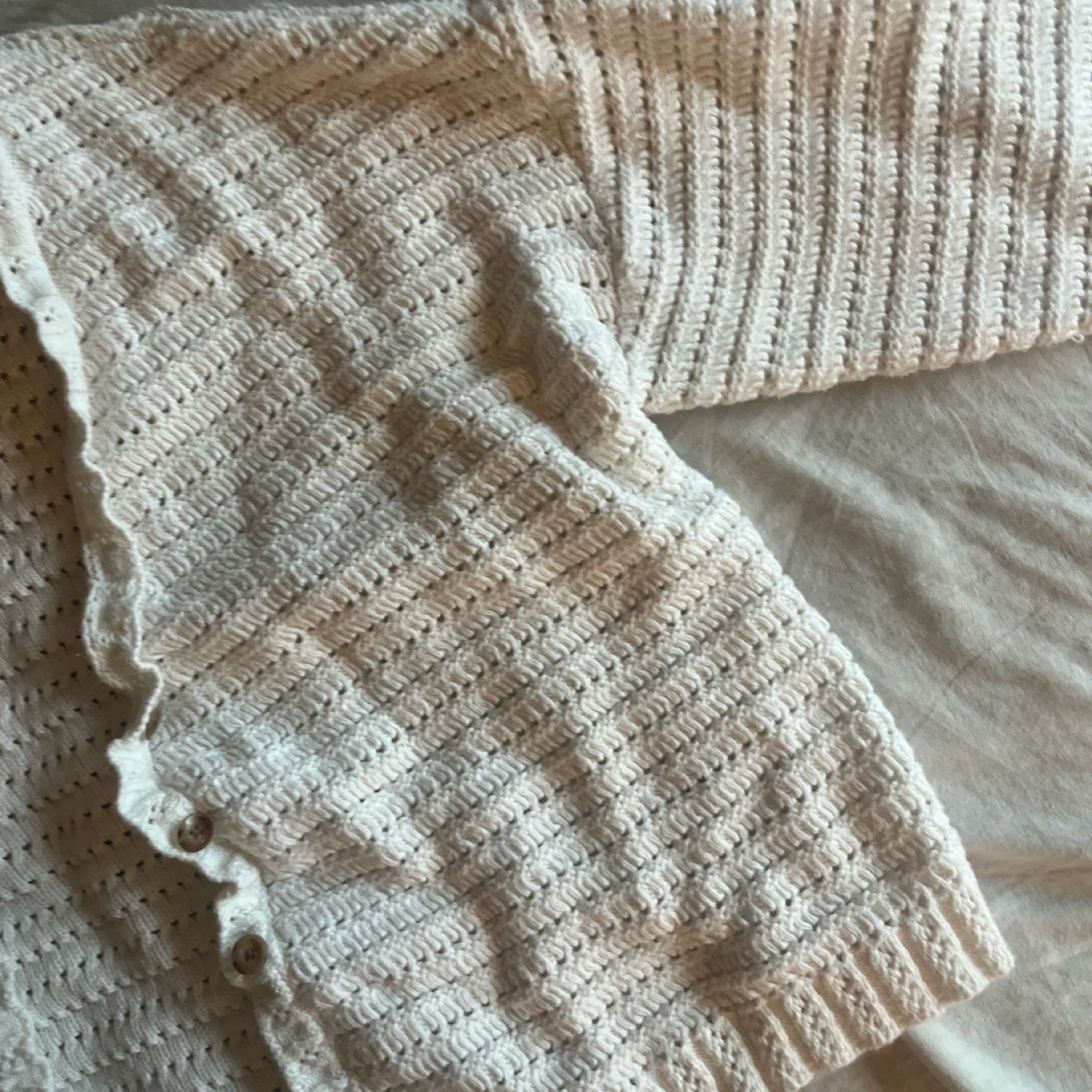 RW&CO. Cream Cropped Cardigan M/M - photo 4