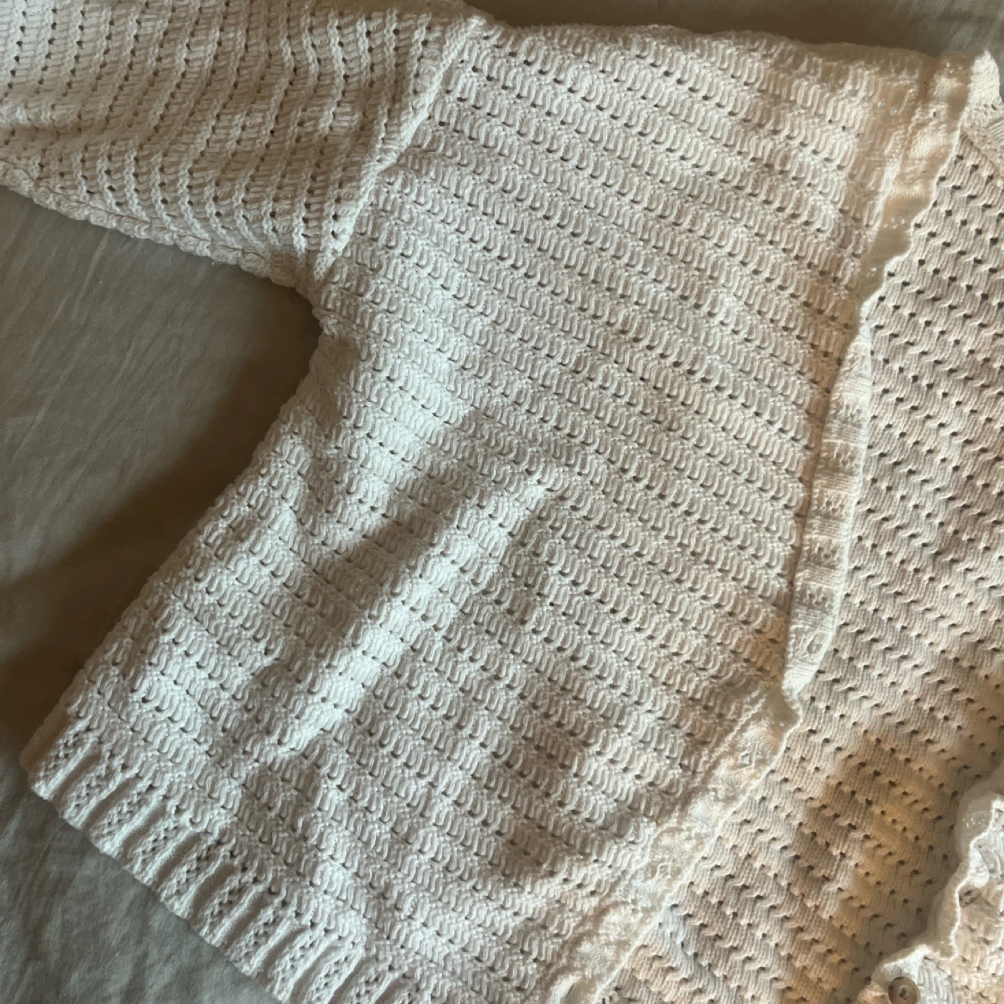 RW&CO. Cream Cropped Cardigan M/M - photo 5