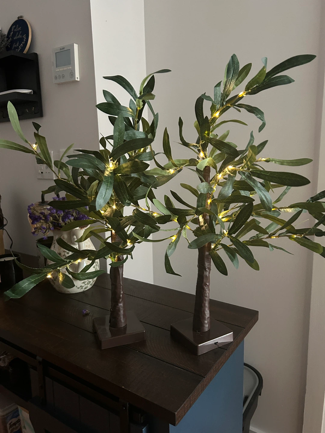 Fairy light olive trees (set of 2)