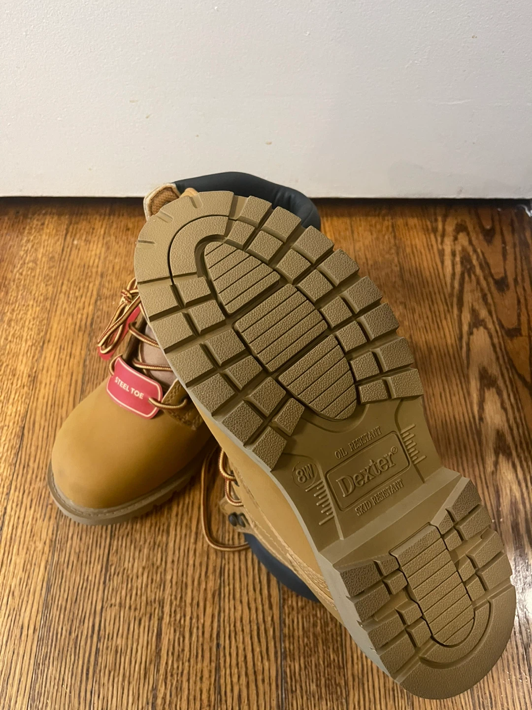 Steel toe Dexter boots 8W - photo 2