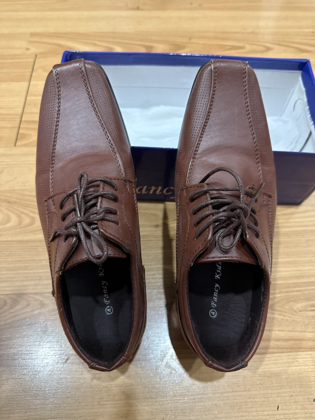 Fancy Kids Brown Dress Shoes