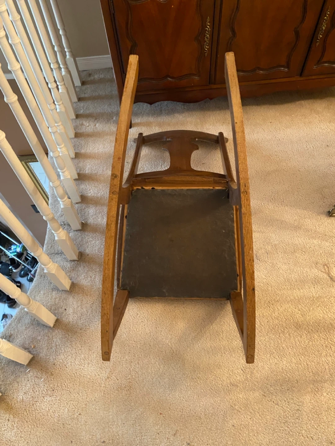 Vintage Floral Rocking Chair - photo 3