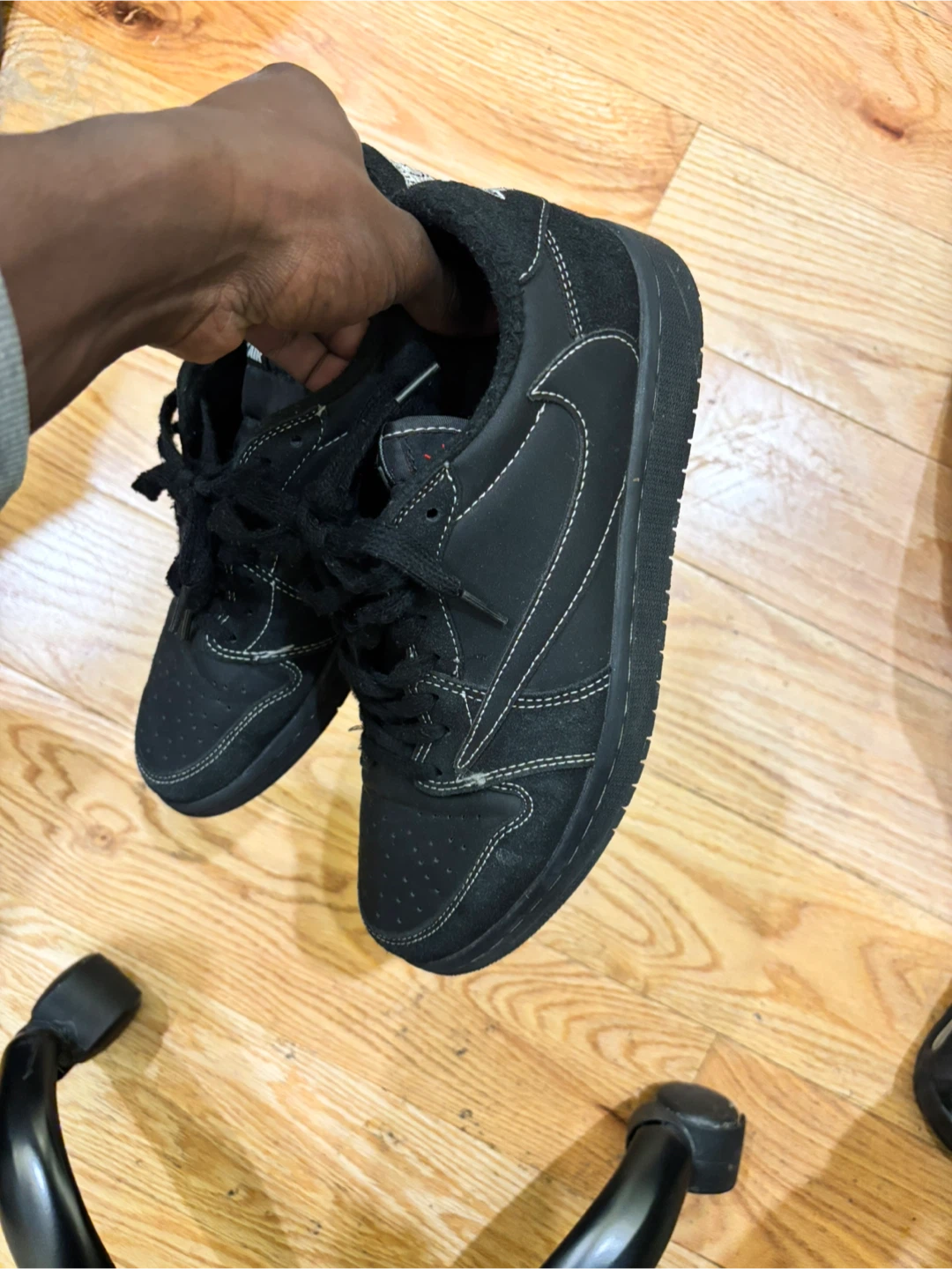 Nike Air Jordan 1 Low Travis Scott Black Phantom - photo 3