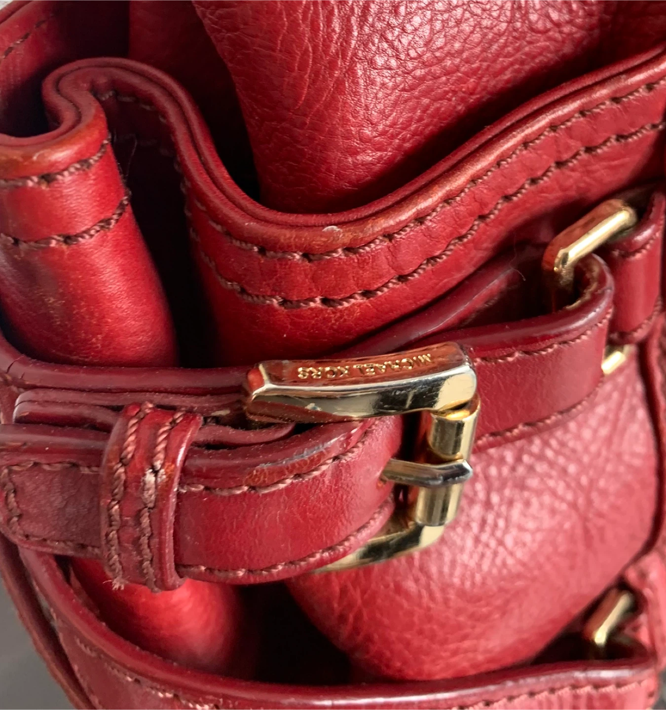 Michael Kors Red Leather Shoulder Bag - photo 4