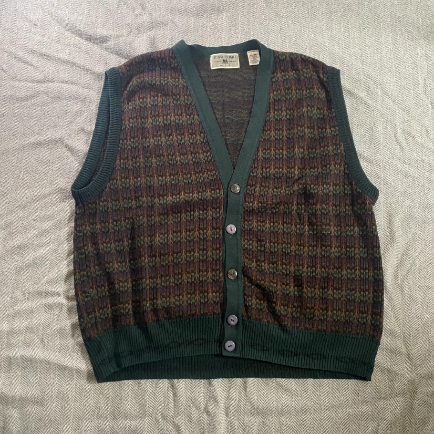 Idea Uomo Mens XL-TG V-Neck Sweater Vest