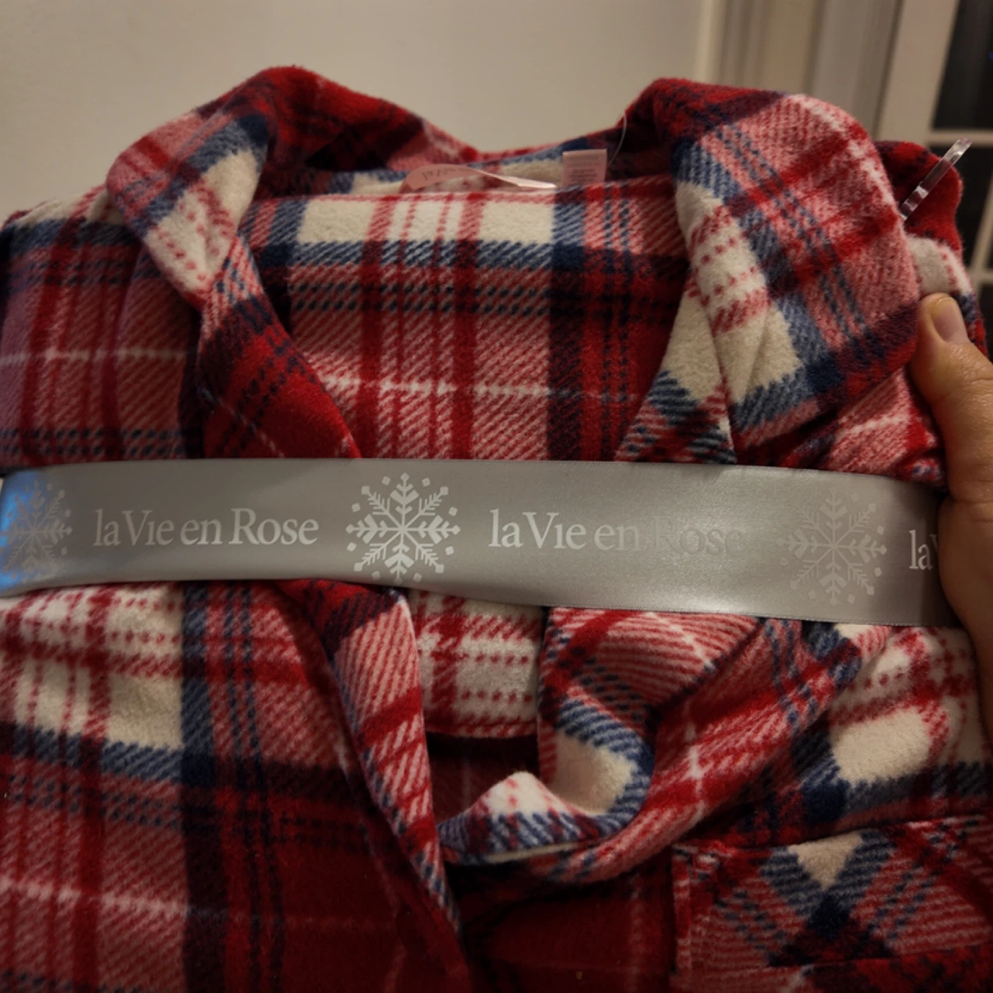 La Vie en Rose Plaid Pajama Set - XS - photo 5