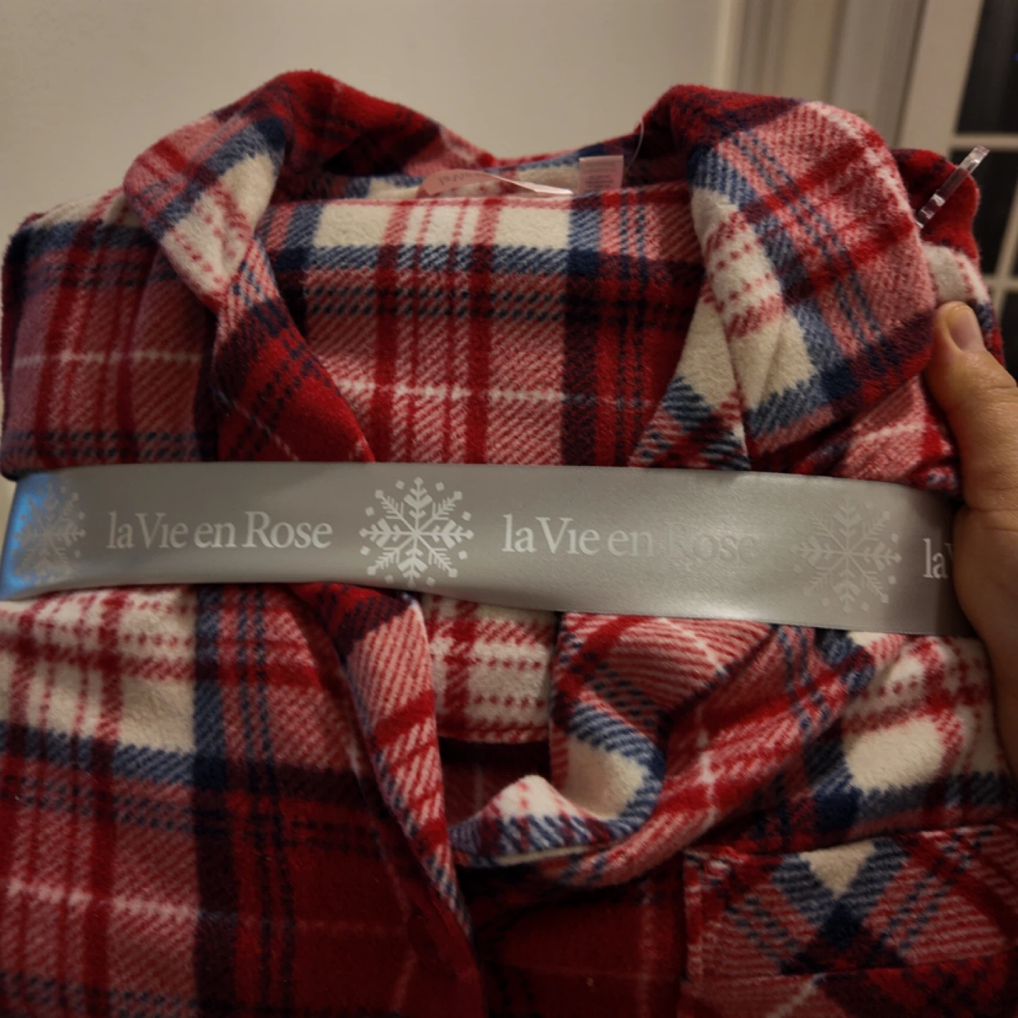 La Vie en Rose Plaid Pajama Set - XS - photo 4