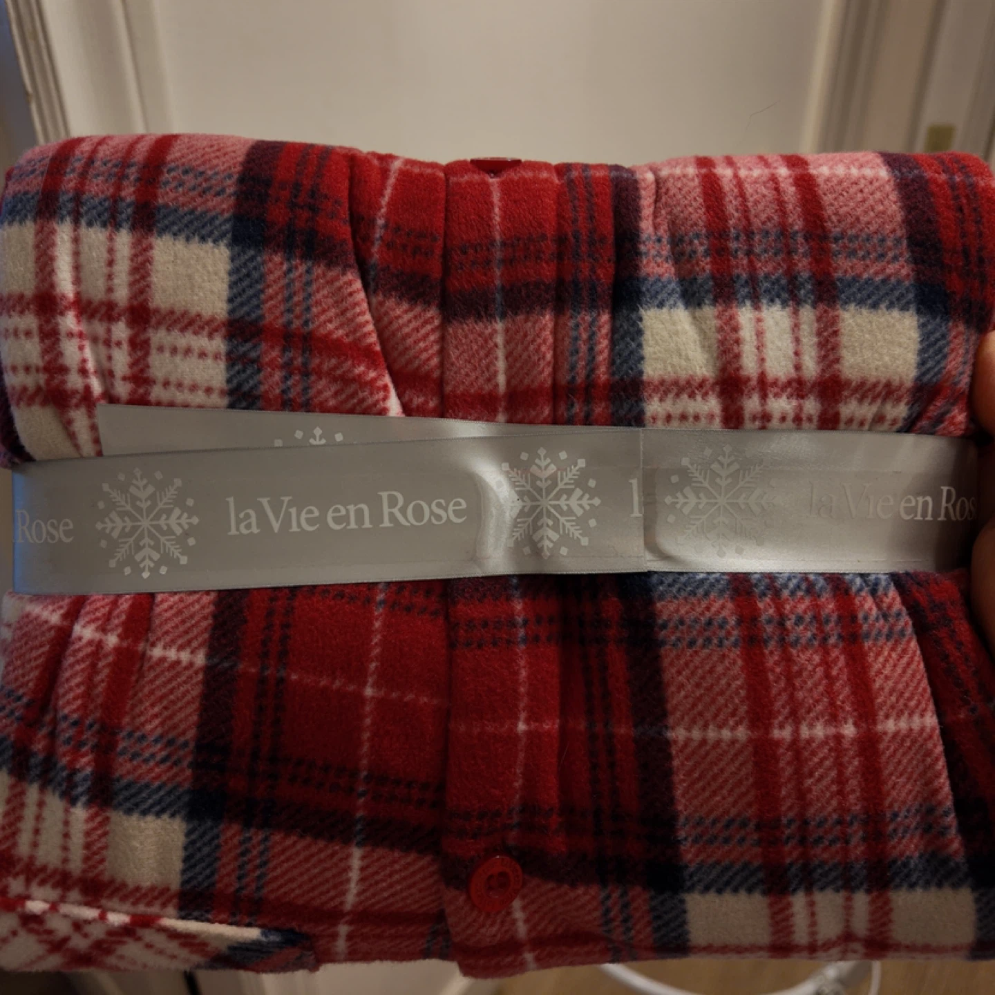 La Vie en Rose Plaid Pajama Set - XS - photo 3