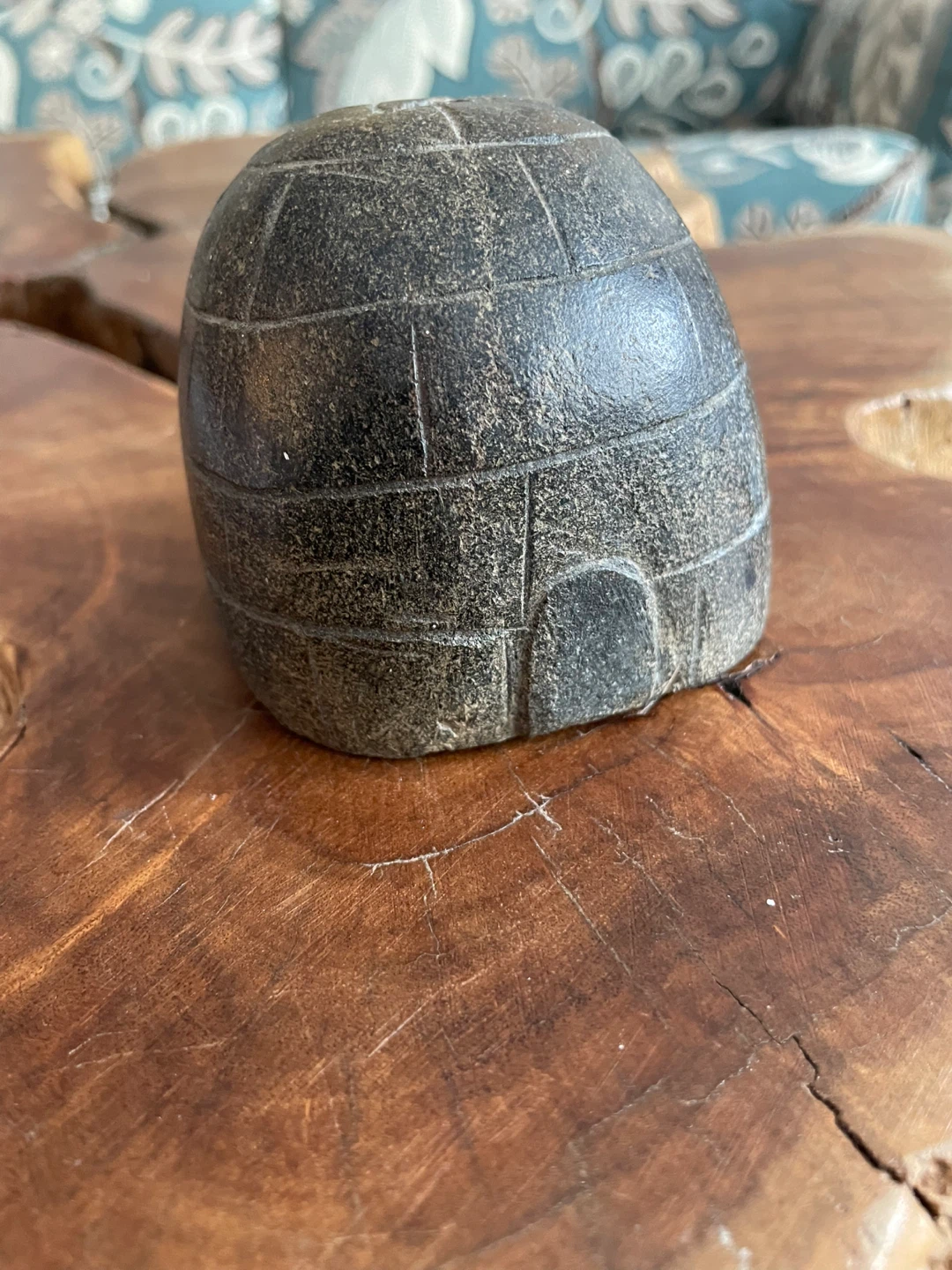 Vintage Inuit Soapstone Igloo - photo 2