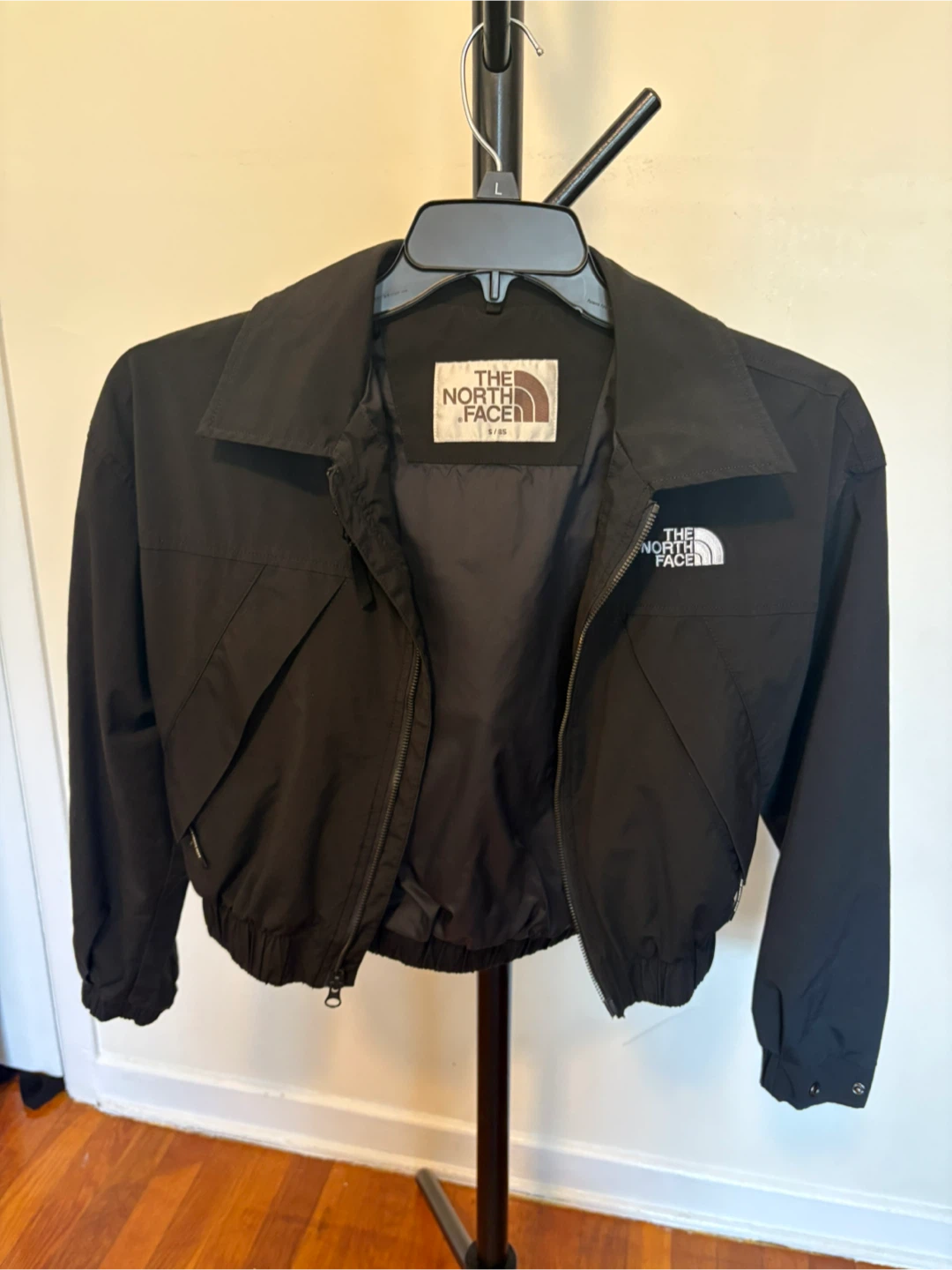 The North Face Black Cropped Jacket Size S/85