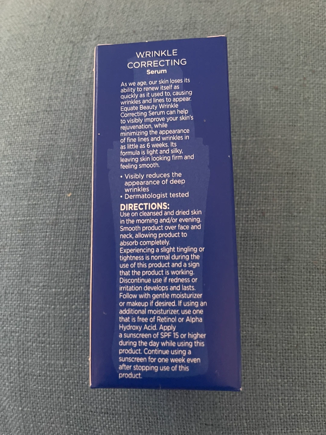 Equate Beauty Wrinkle Correcting Serum 1 FL OZ (30 mL) - photo 3