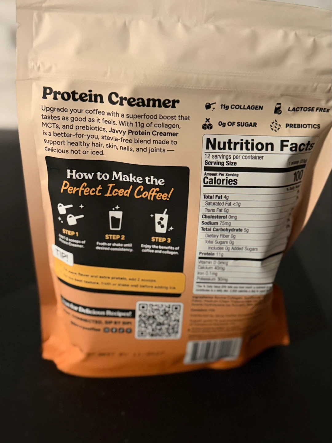 Javy Protein Creamer - Sweet Cream & Salted Caramel - photo 3