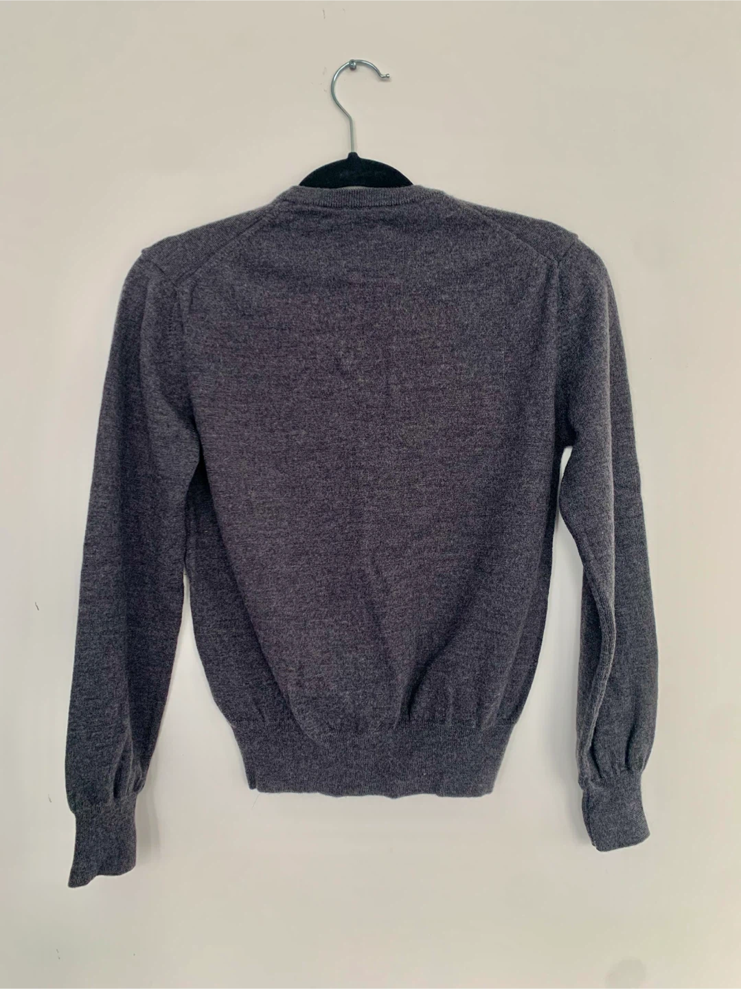 Versace Collection V-Neck Sweater - Grey - Size S - photo 2