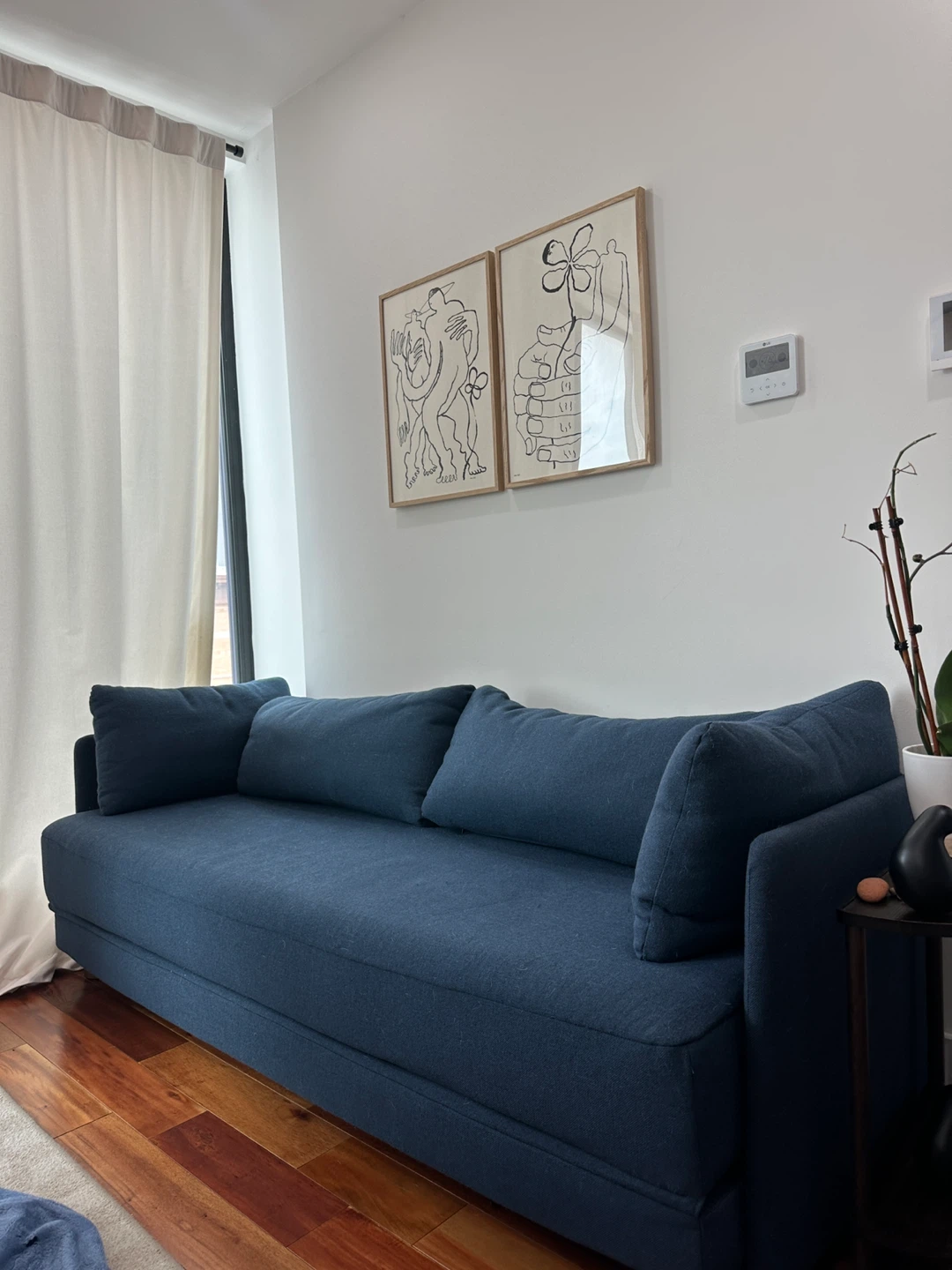 Burrow Blue Sleeper Sofa