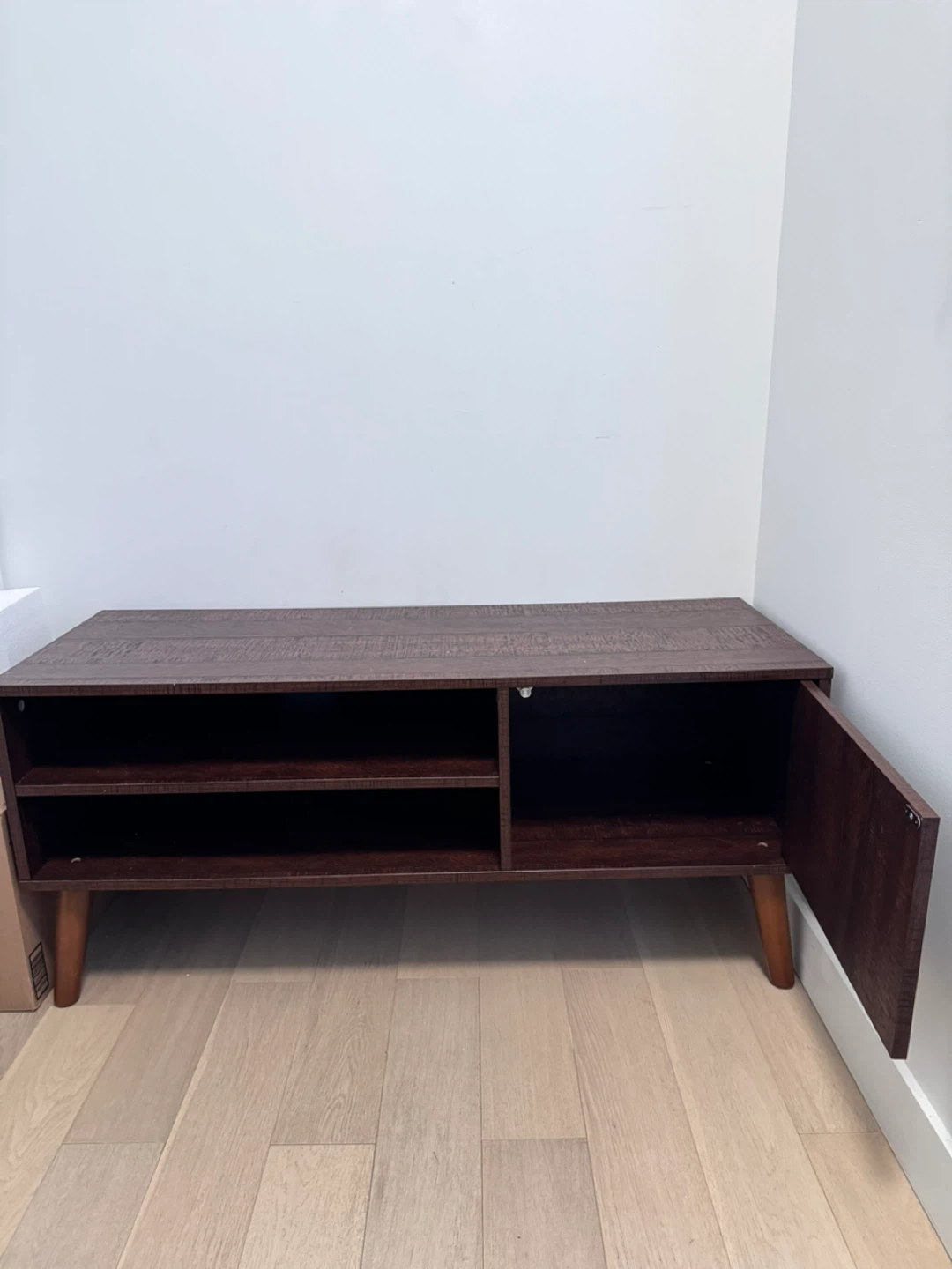 TV Stand with Cabinet and Shelves - photo 3
