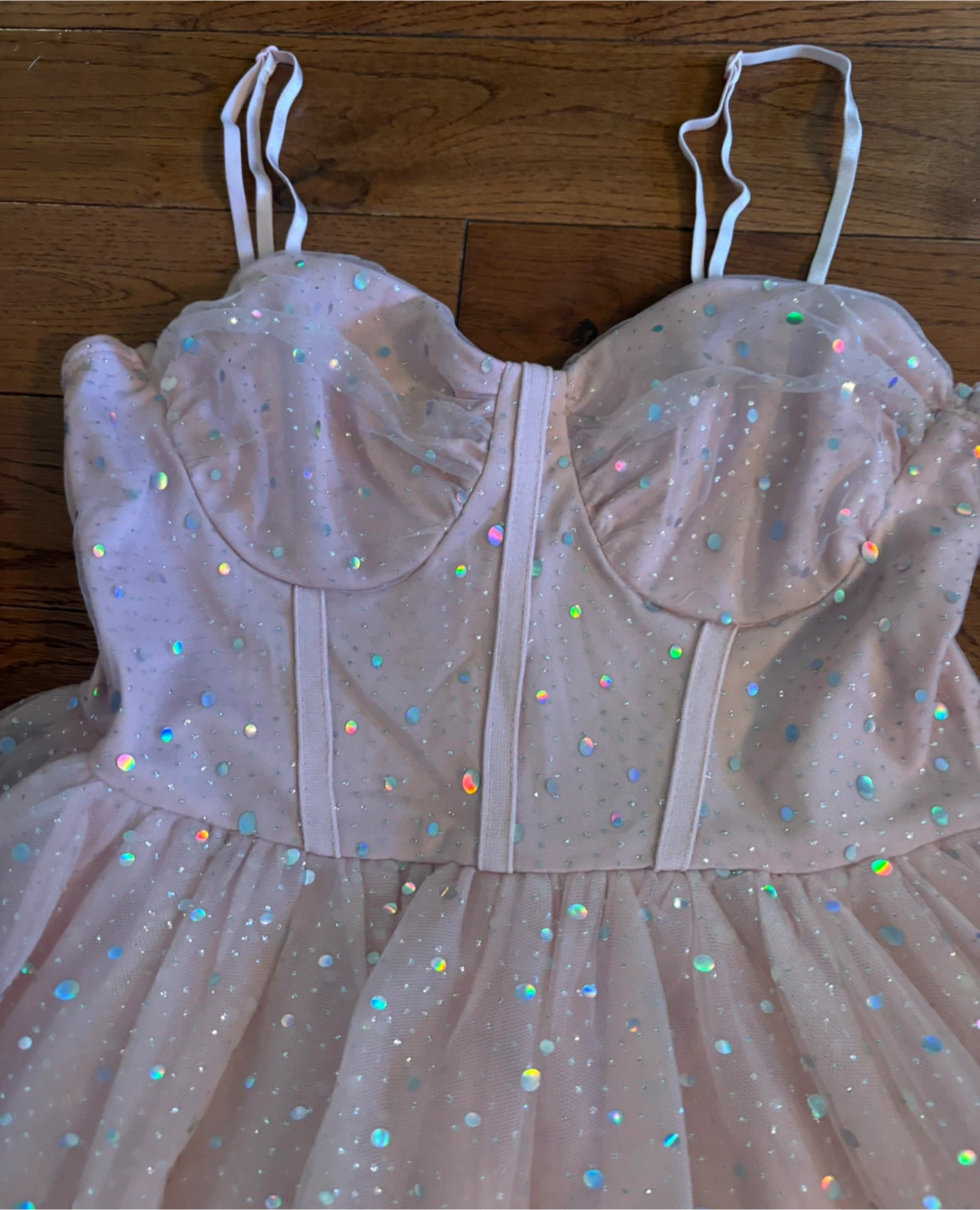 Pink Sparkle Tulle Dress - photo 3