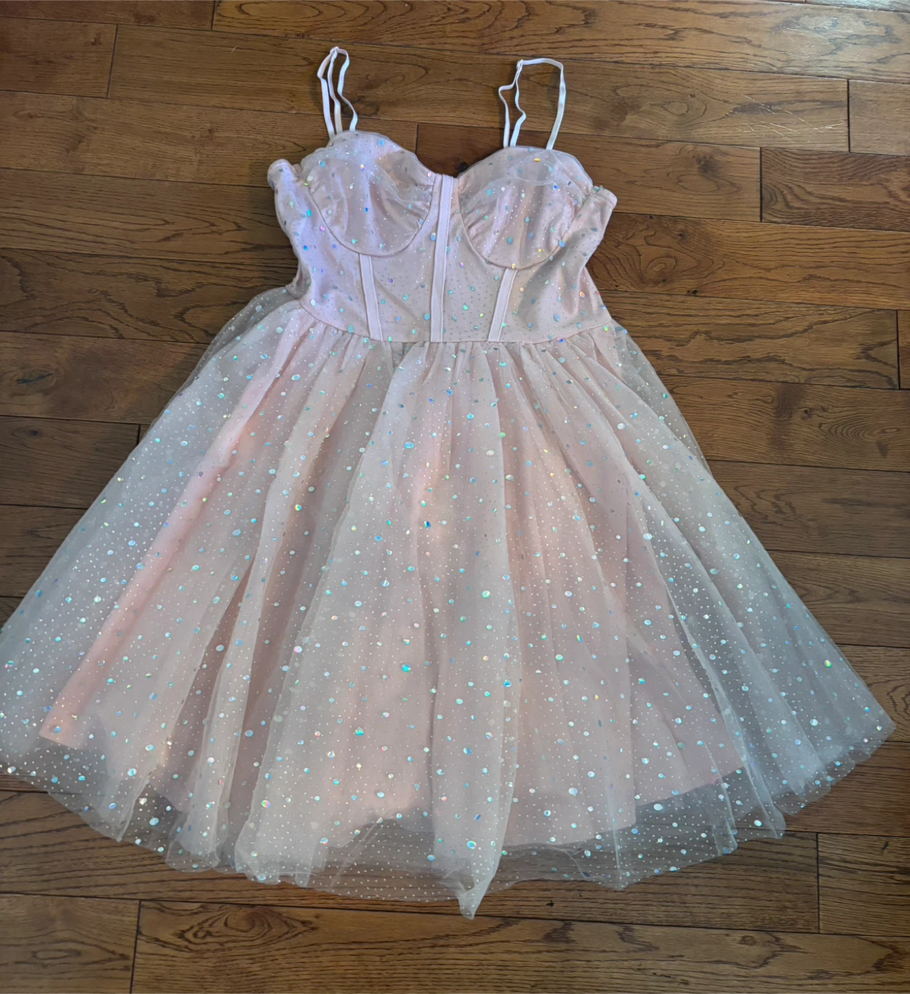 Pink Sparkle Tulle Dress