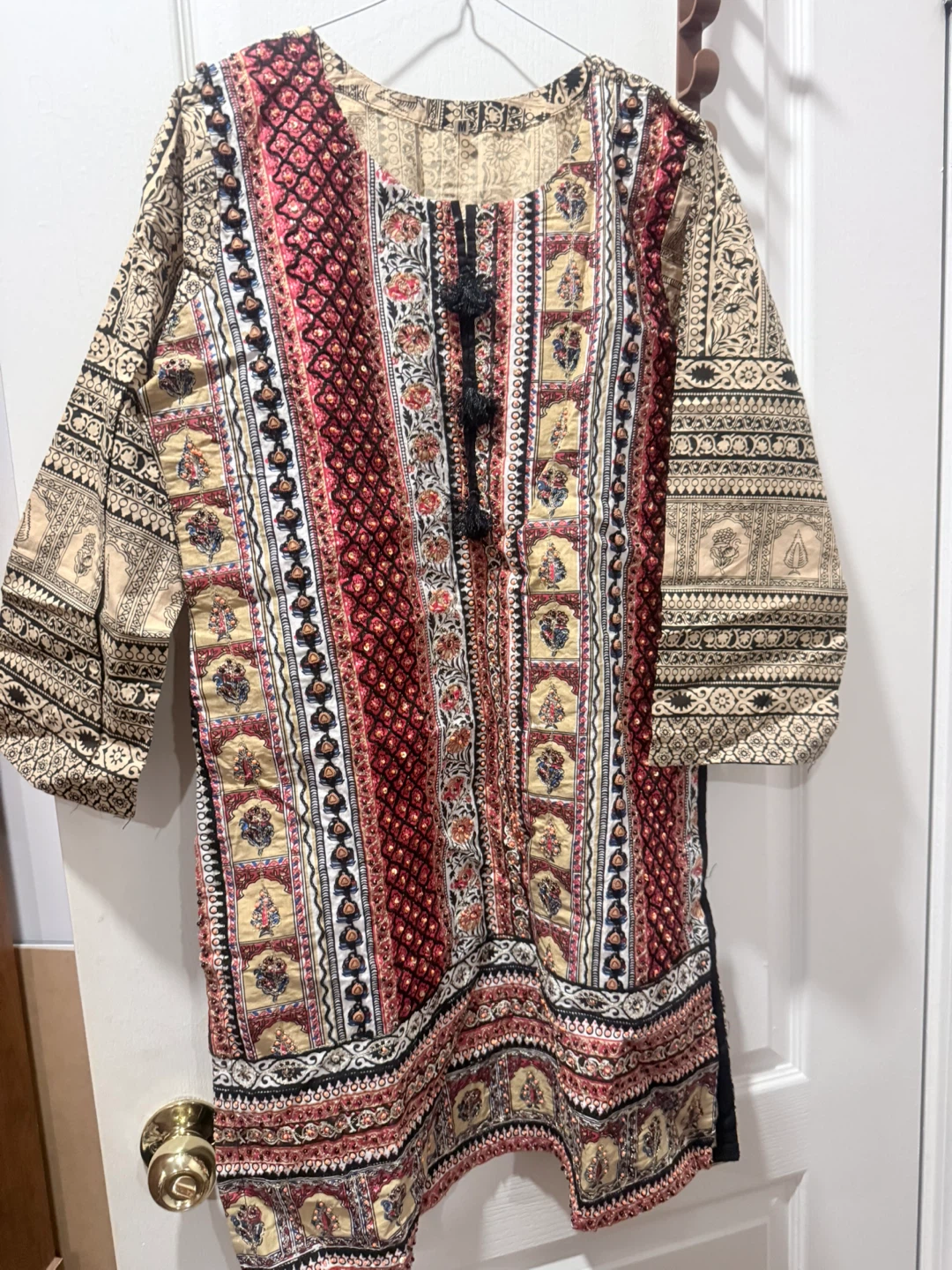 Embroidered Kurti with Dupatta Set - photo 2