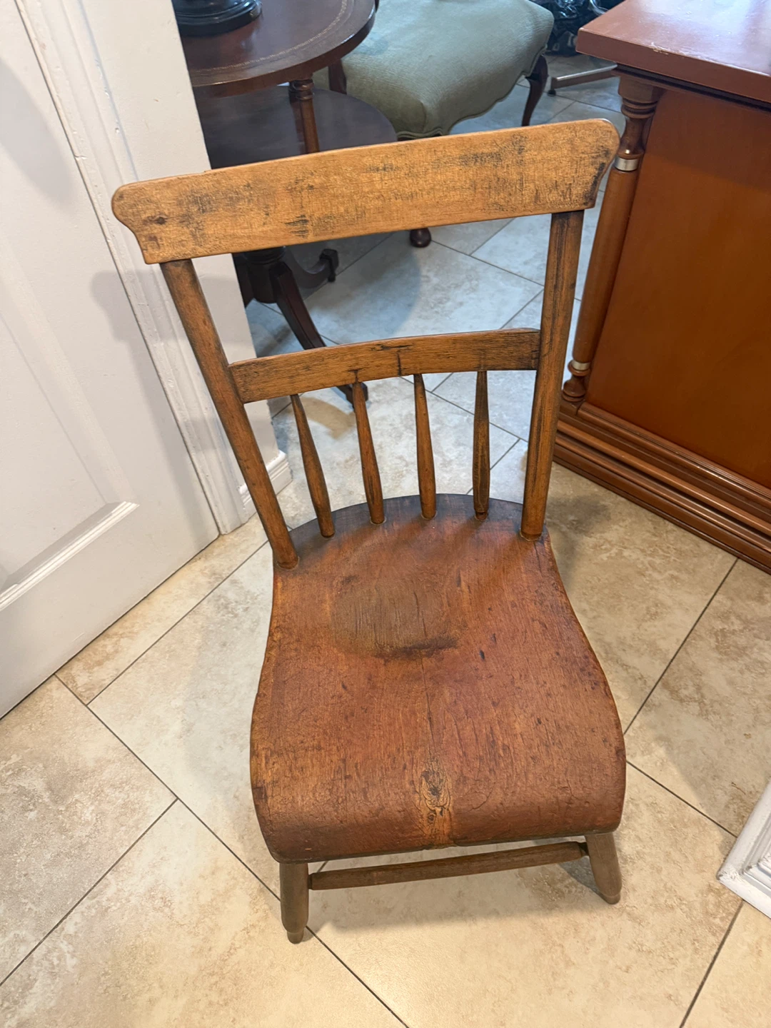Vintage Wooden Chair - photo 2