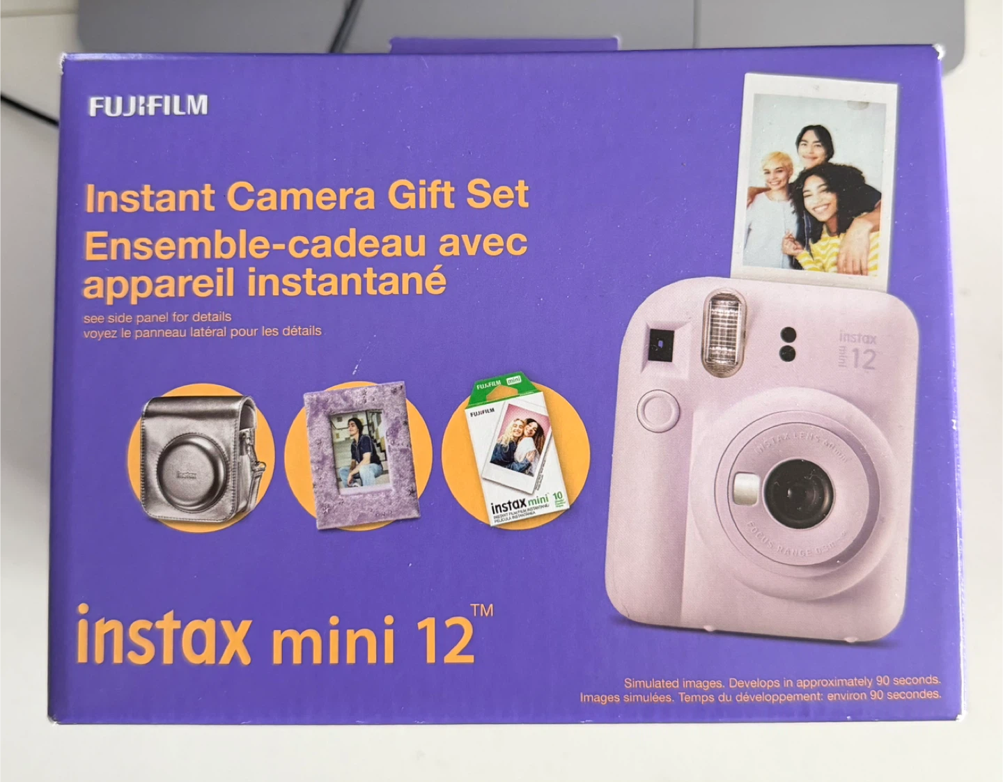Fujifilm Instax Mini 12 Lilac Purple Instant Camera Gift Set