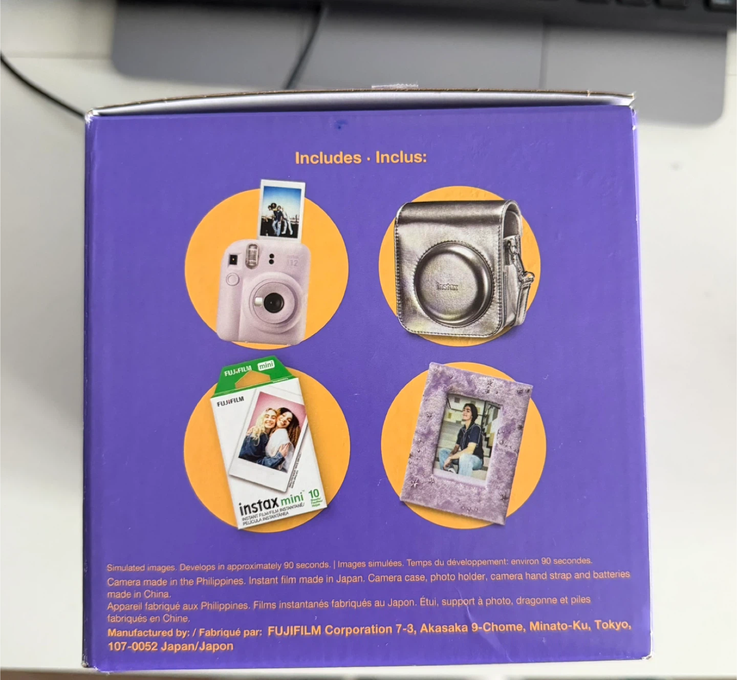 Fujifilm Instax Mini 12 Lilac Purple Instant Camera Gift Set - photo 3