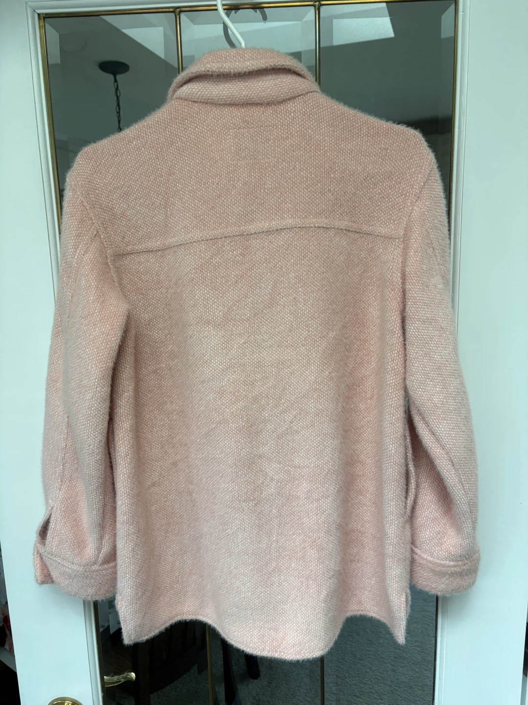 Old Navy Pink Textured Button-Up Jacket XS - photo 2