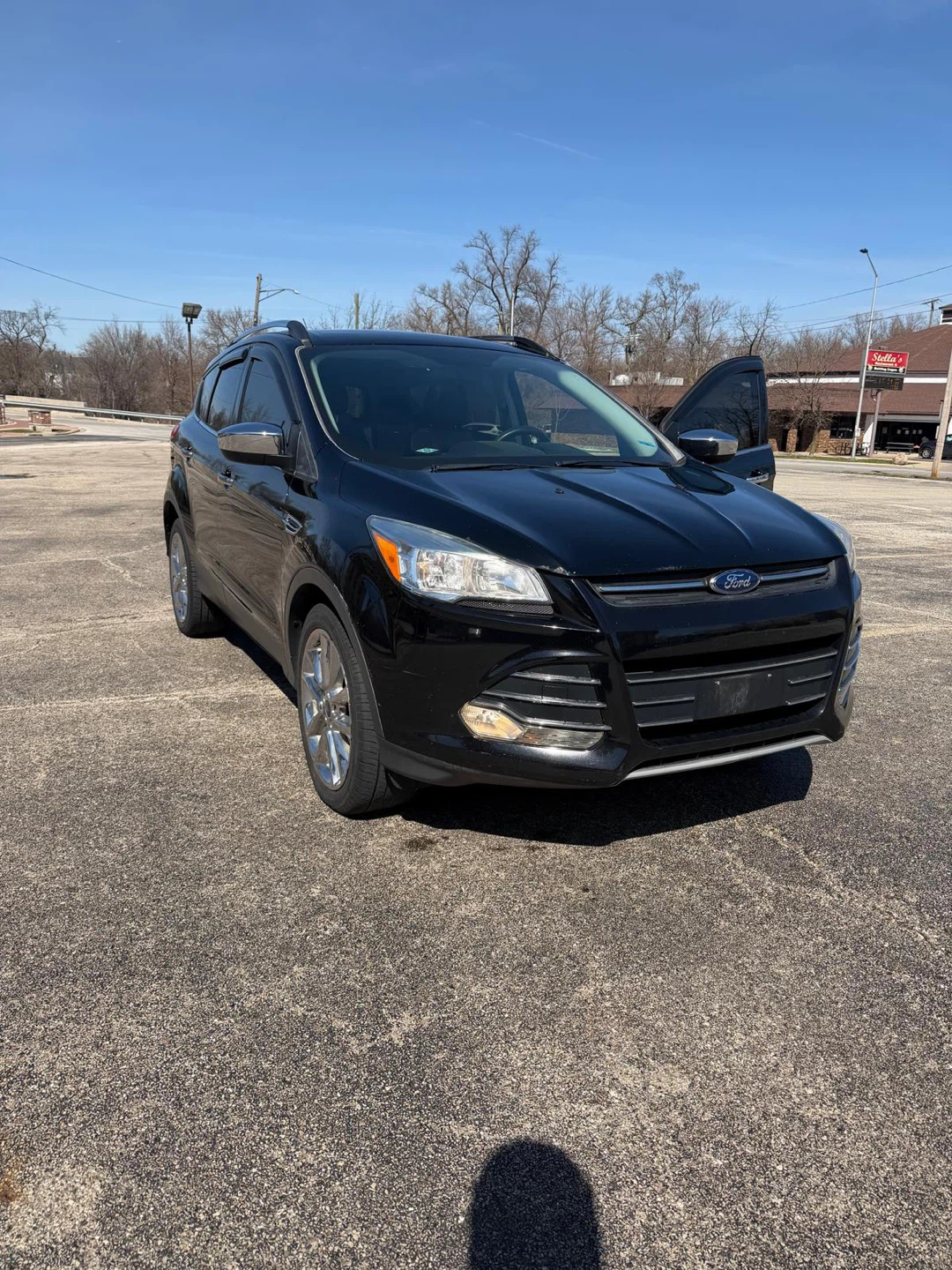 Black Ford Escape SUV 2016