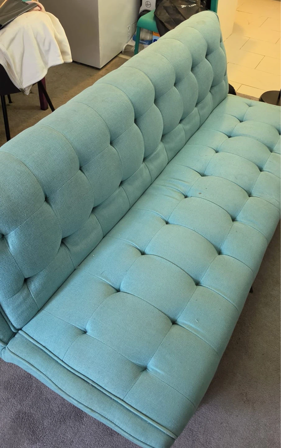 Tufted Sofa Bed - Teal