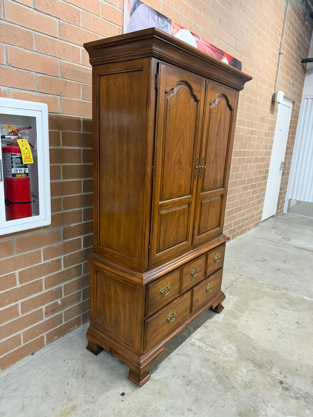 Thomasville Wooden Armoire with Drawers - photo 4