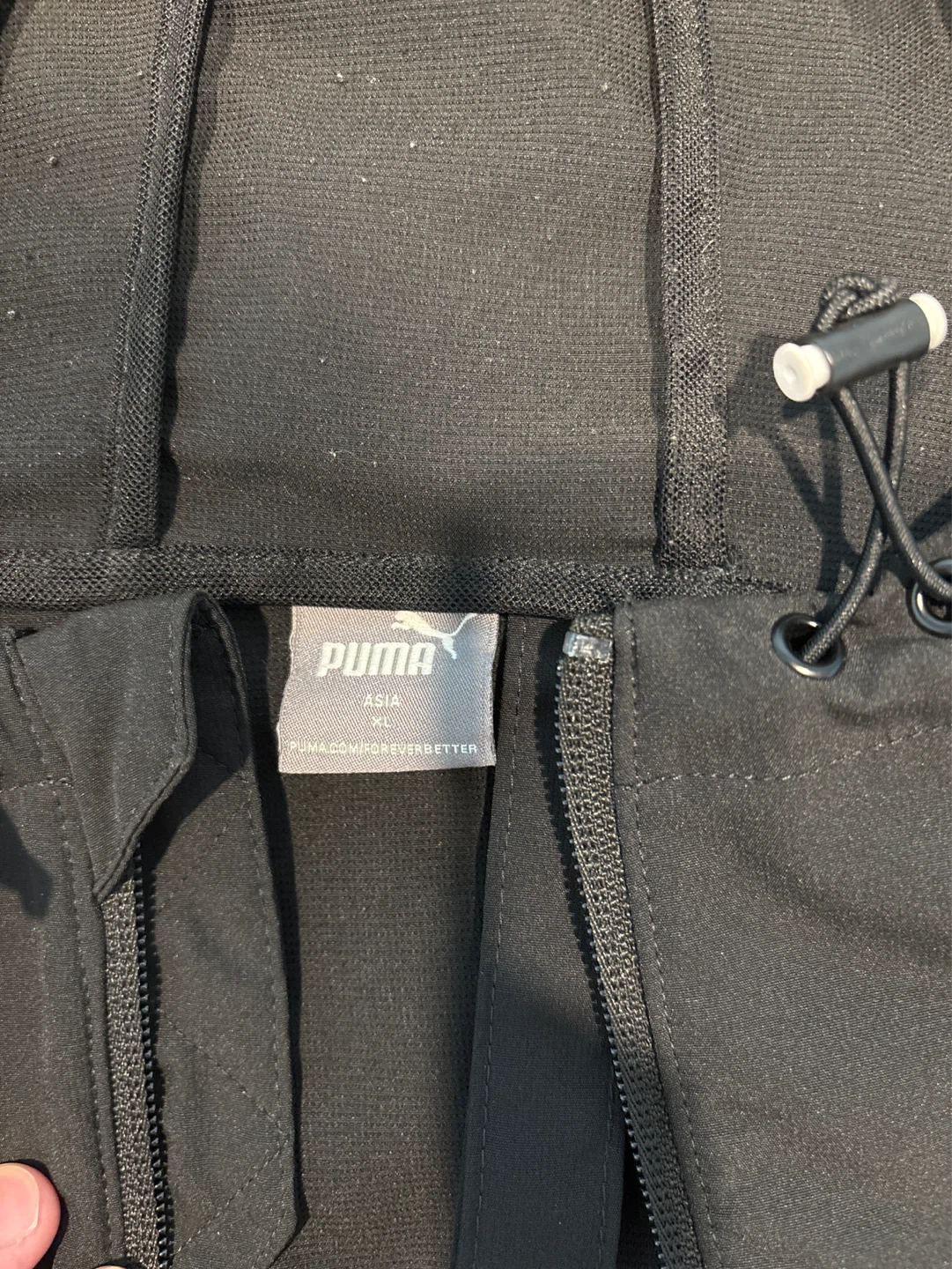 Black puma windbreaker - photo 2