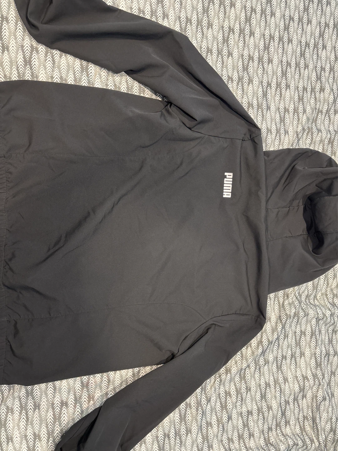 Black puma windbreaker - photo 3