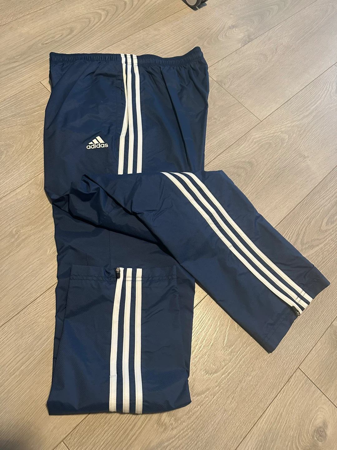 Adidas Track Pants - Navy Blue