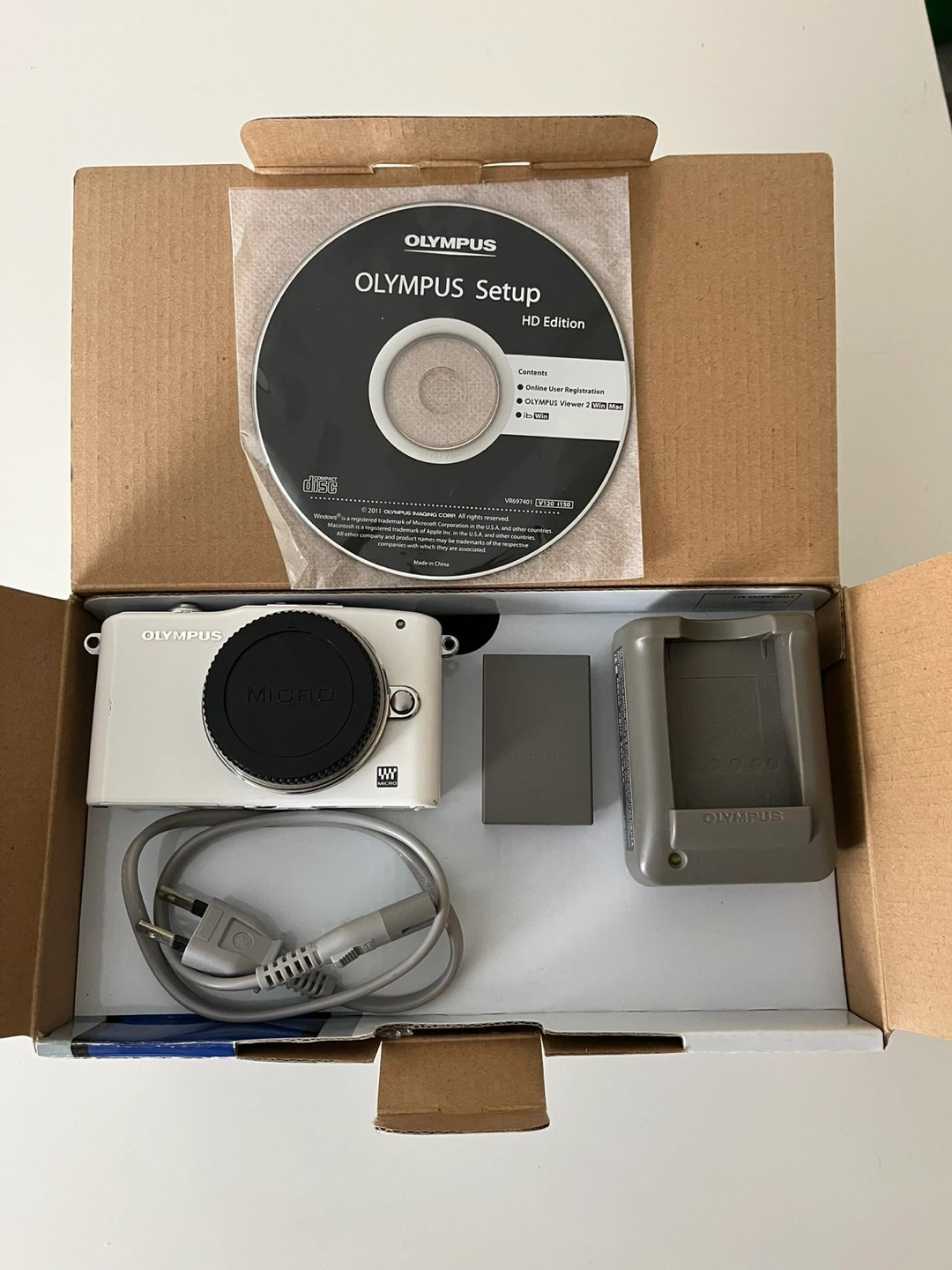Olympus PEN mini E-PM1 White Mirrorless Camera - photo 4