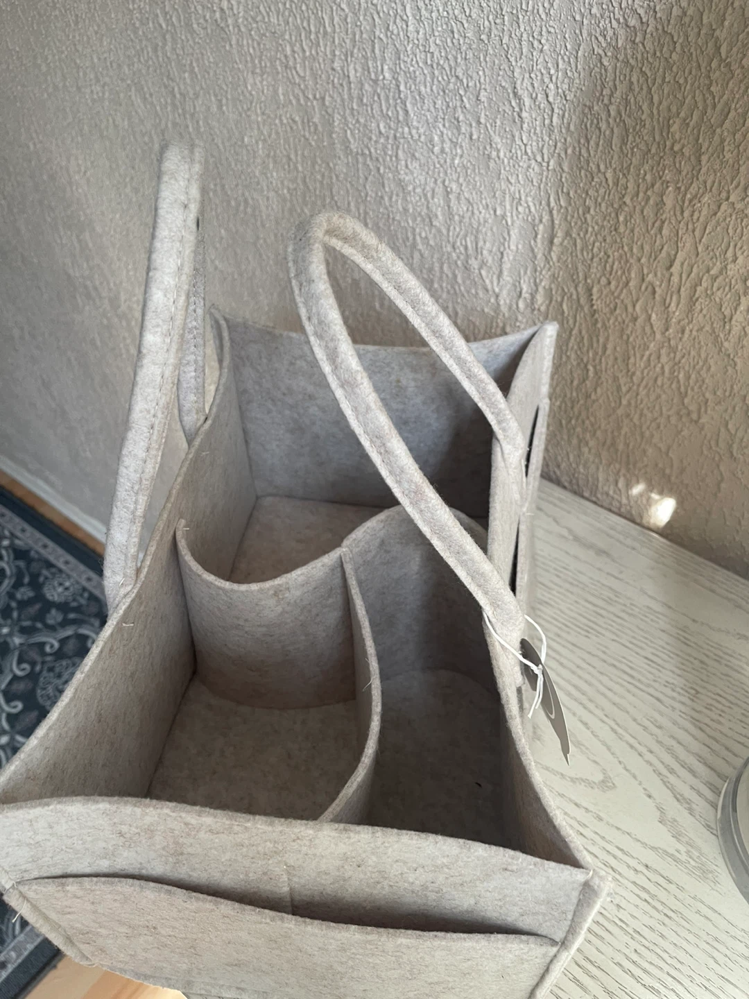 Felt Baby Diaper Caddy Organizer Bag - photo 3