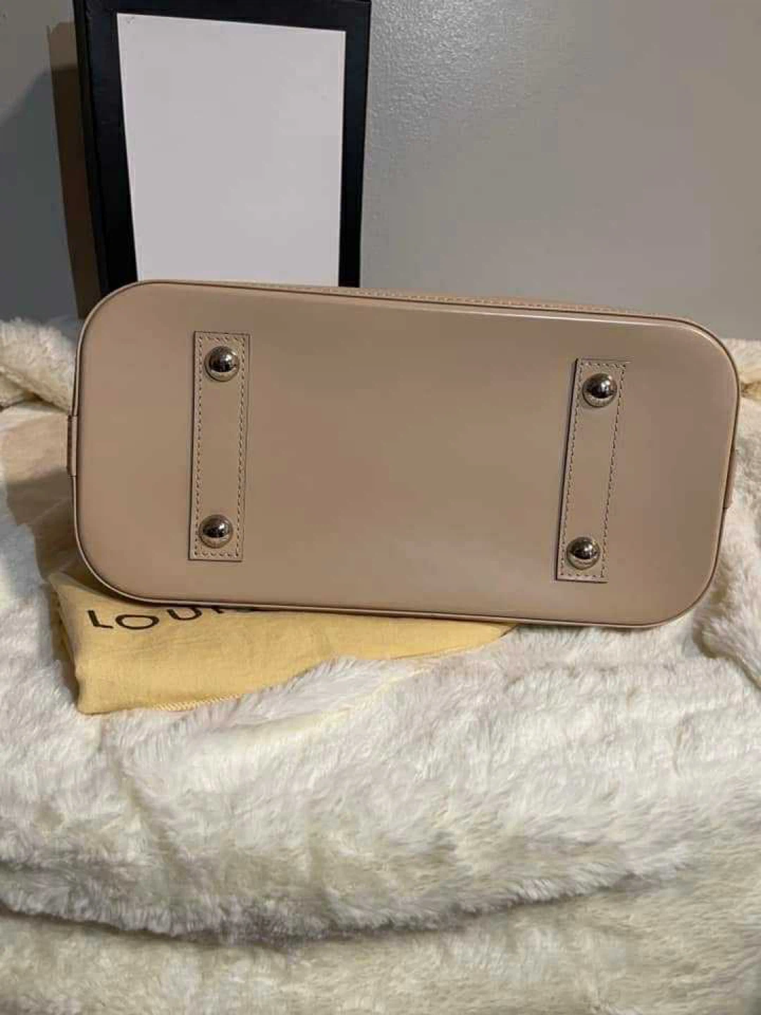RARE- 💯%AUTHENTIC  classy Alma Pm Epi Dune complete set + strap - photo 3