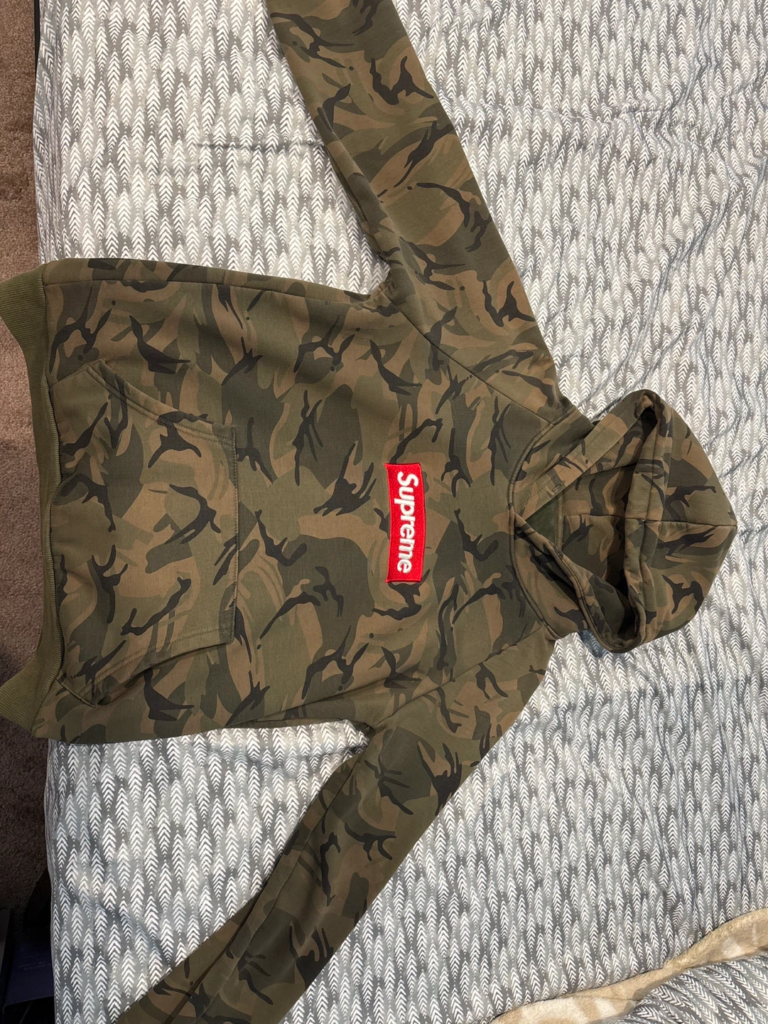 Supreme Camo Box Logo Hoodie