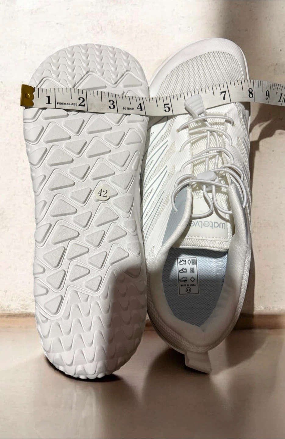 Watervees White Mesh Water Shoes - Size 42 - photo 4