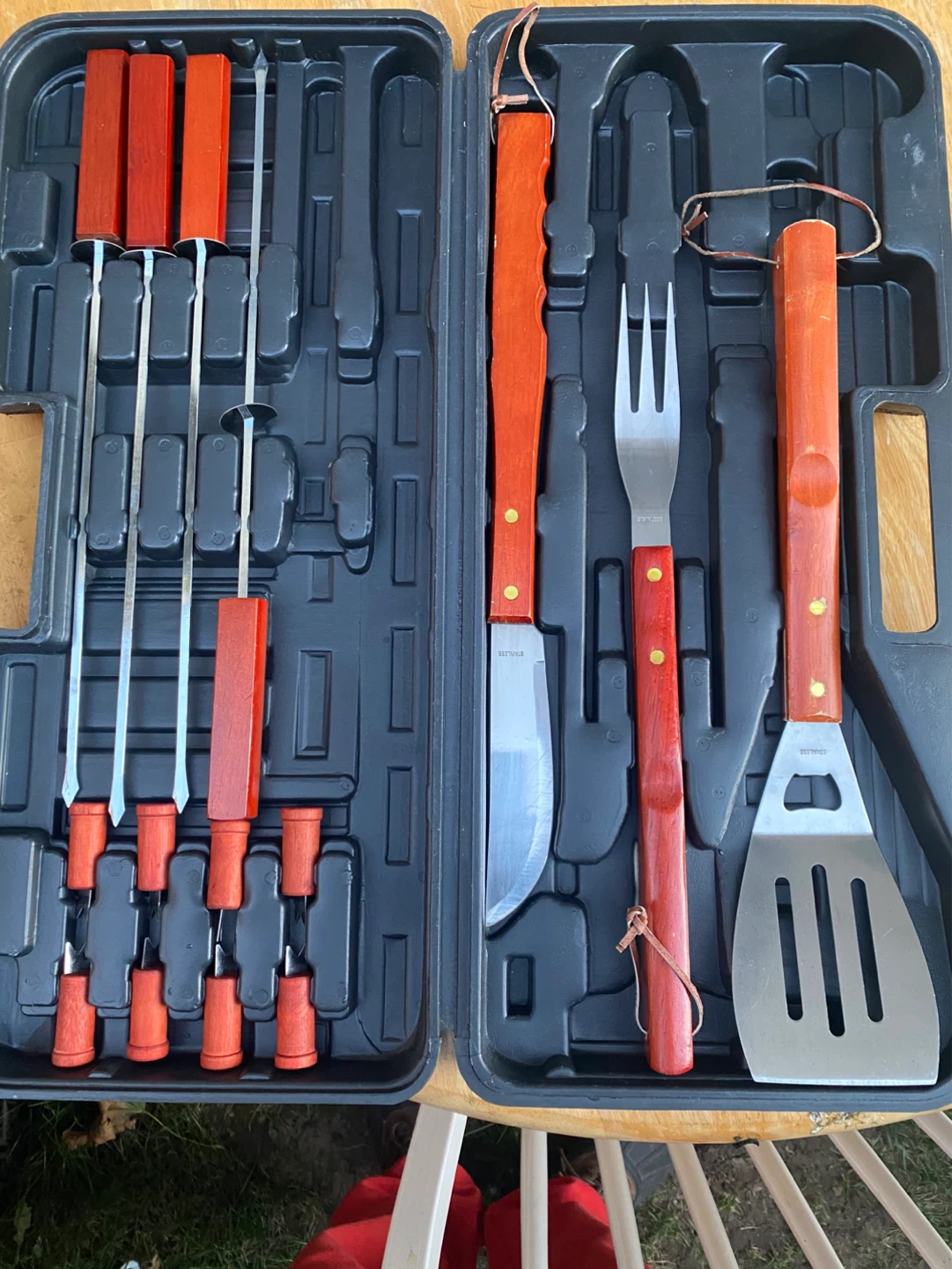 BBQ Tool Set in Black Case - photo 3
