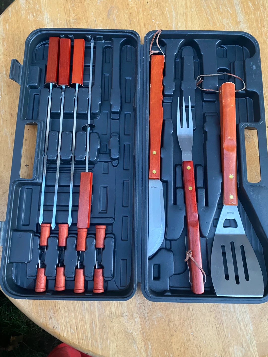 BBQ Tool Set in Black Case