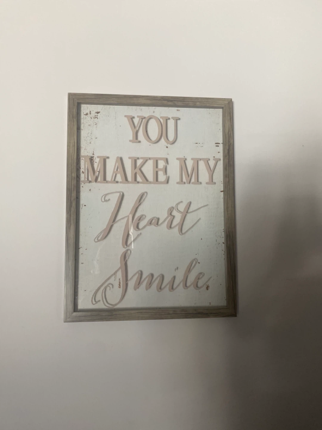 Wall Art "You Make My Heart Smile"
