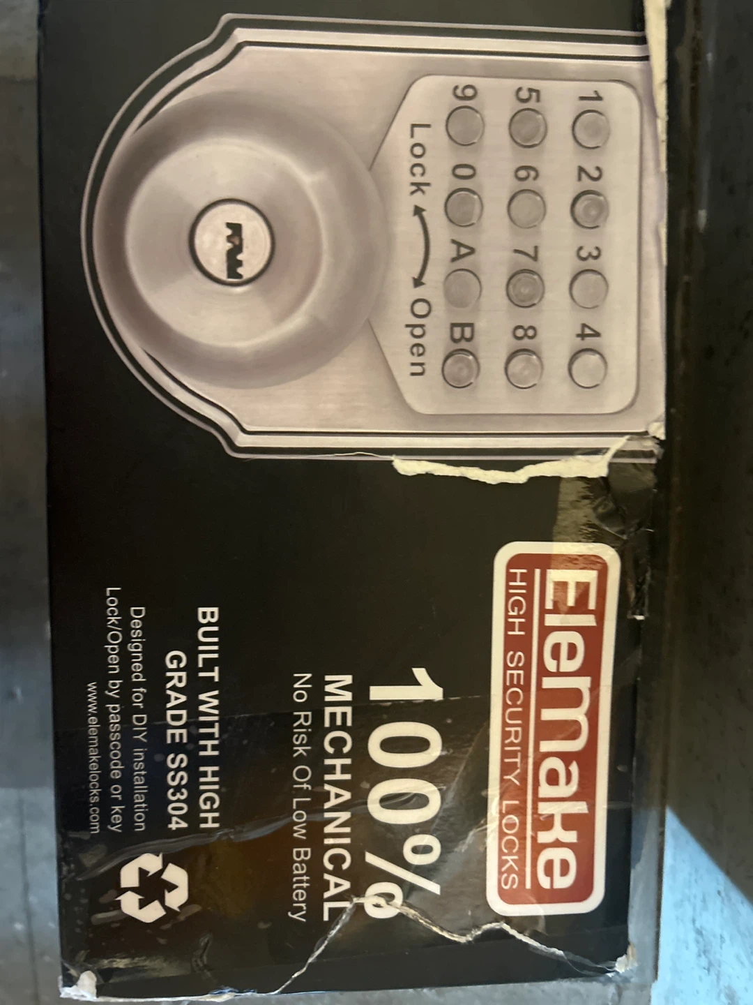 Elemake Mechanical High Security Lock Grade SS304