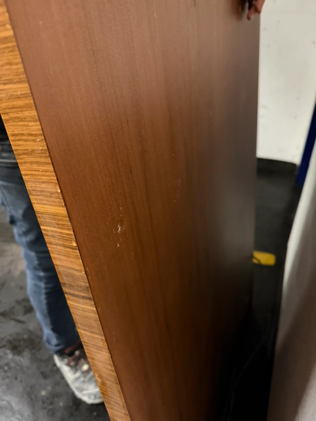 Italian Solid Oak Framed Mirror | Mid-Century Style - photo 4